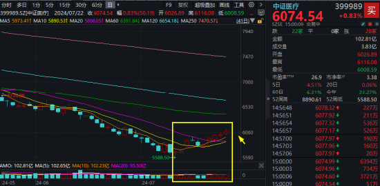 港股冲高，港股互联网ETF（513770）大涨近2%！信创产业链崛起，多股涨停！中证医疗逆市五连阳  第10张