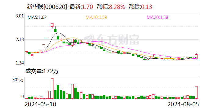 新华联： 公司部分股份被冻结