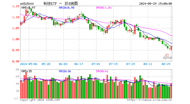 科技龙头午后走高，科技ETF（515000）反弹上涨1%，机构：聚焦数字化、智能化和信创三大投资主线  第1张