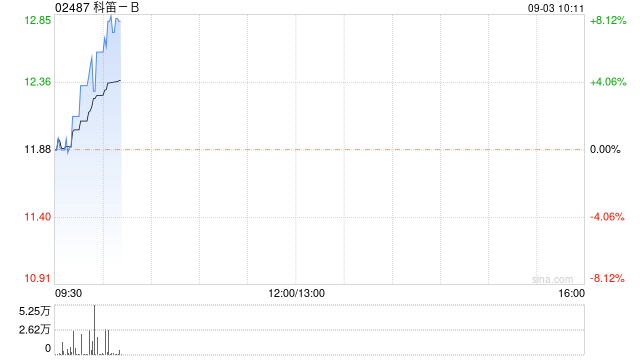 科笛-B早盘持续涨超7% 机构称明年为公司关键商业年