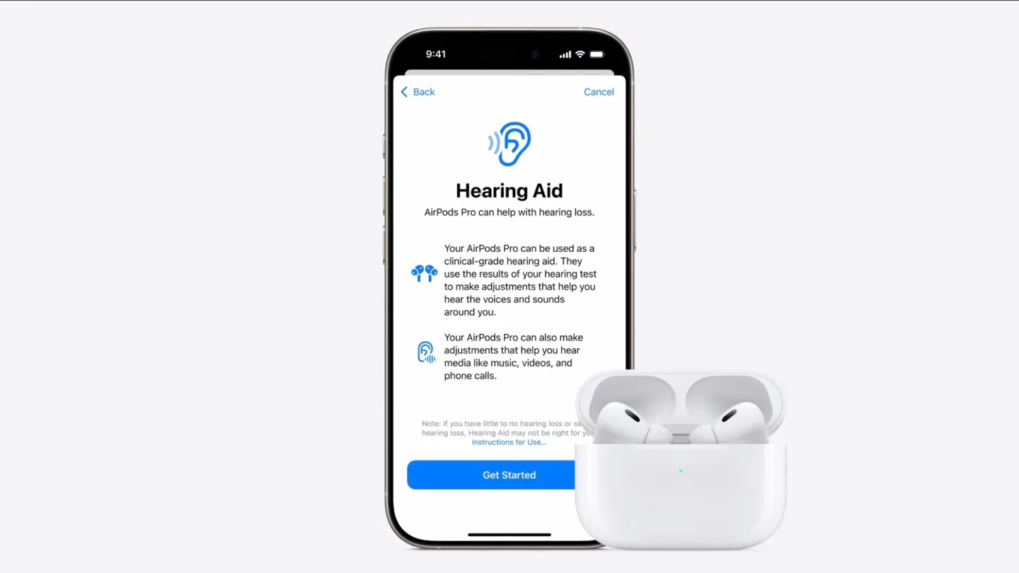 美国食品药品监督管理局批准苹果 AirPods Pro 耳机的助听器软件  第2张