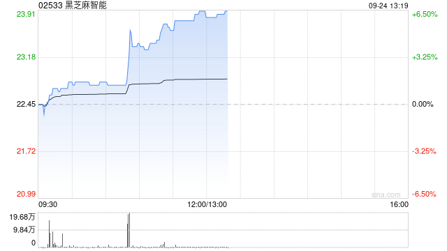 黑芝麻智能早盘涨超6% 近日与斑马智行达成智慧驾驶战略合作  第1张