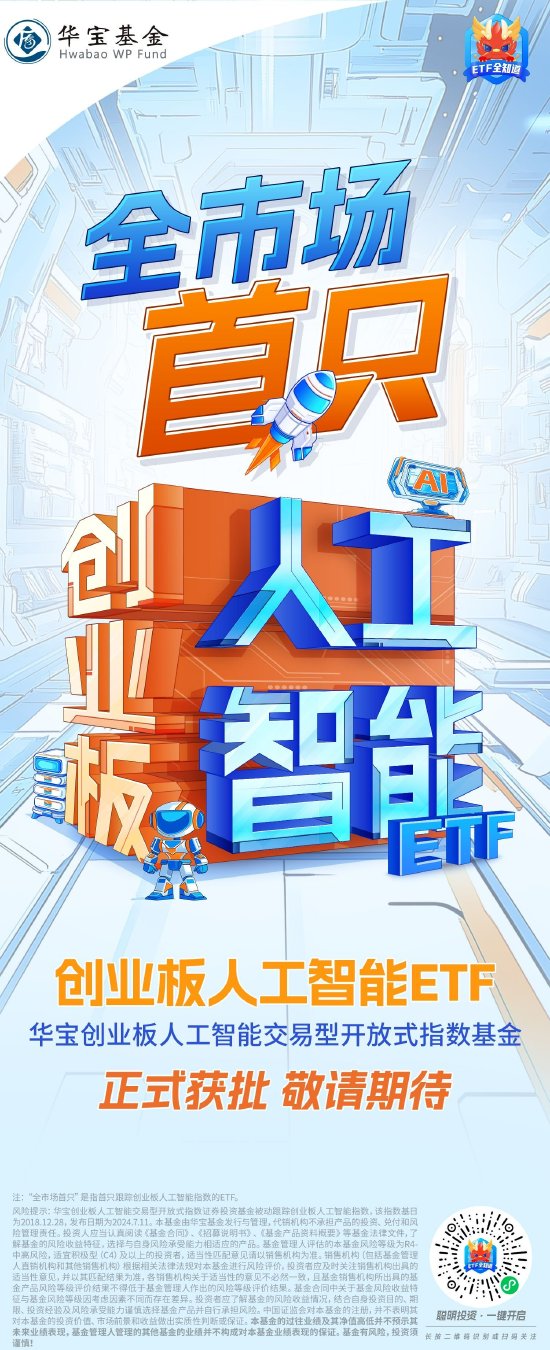 基金圈重磅！全市场首只“创业板人工智能ETF”花落华宝基金  第1张