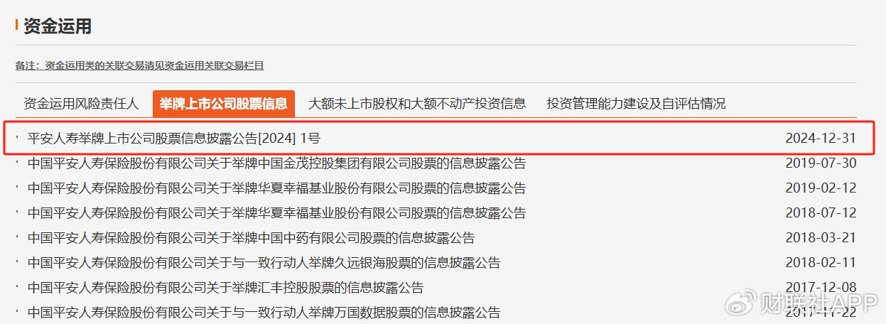 险资仍在“囤”银行！2024最后一天平安人寿举牌工商银行H股  第2张