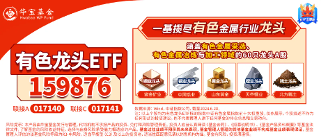 黄金逆市冲高，有色龙头ETF（159876）盘中上探1.55%，机构：看好2025年金价  第4张