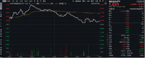 吹响反攻号角！有色龙头ETF（159876）盘中逆市涨超3%！铜、金、铝携手上攻，北方铜业涨停封板  第2张