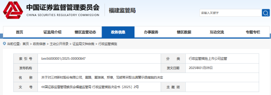 信披等多方面违规 三祥新材及相关责任人收警示函  第1张