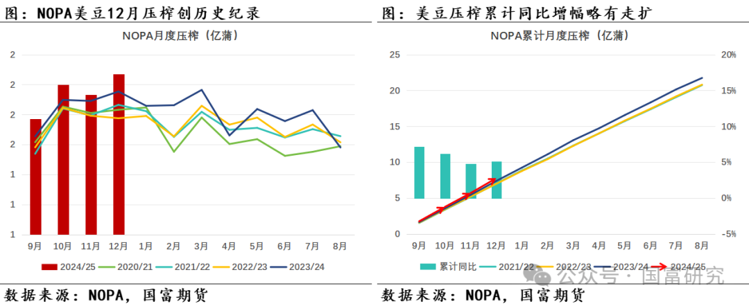 【USDA】1月报告：美豆单产下调超预期，南美大豆丰产压制美豆价格上行  第13张